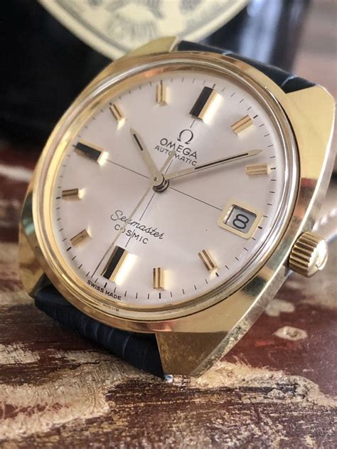 omega seamaster cosmic gold|Omega Seamaster cosmic vintage.